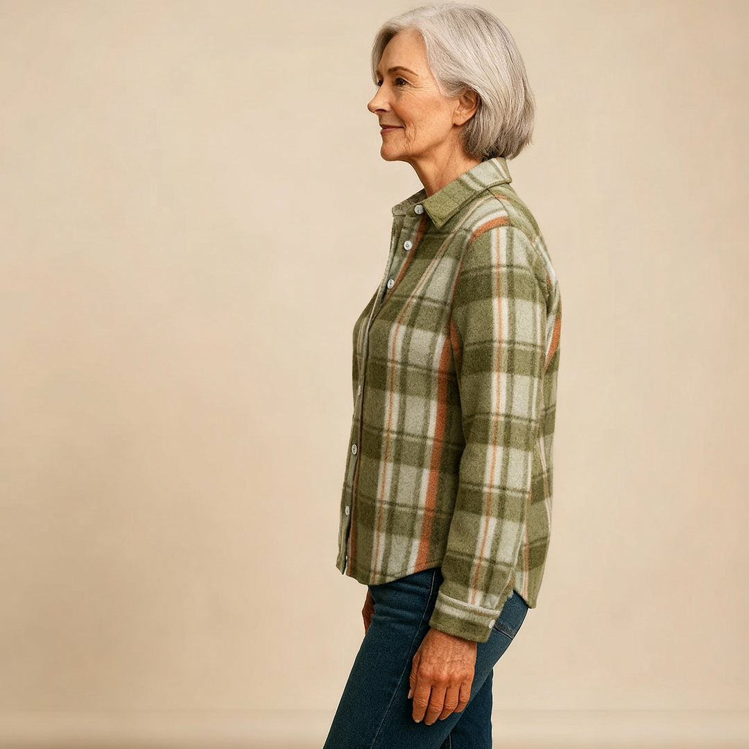 Noor | Checked Blouse