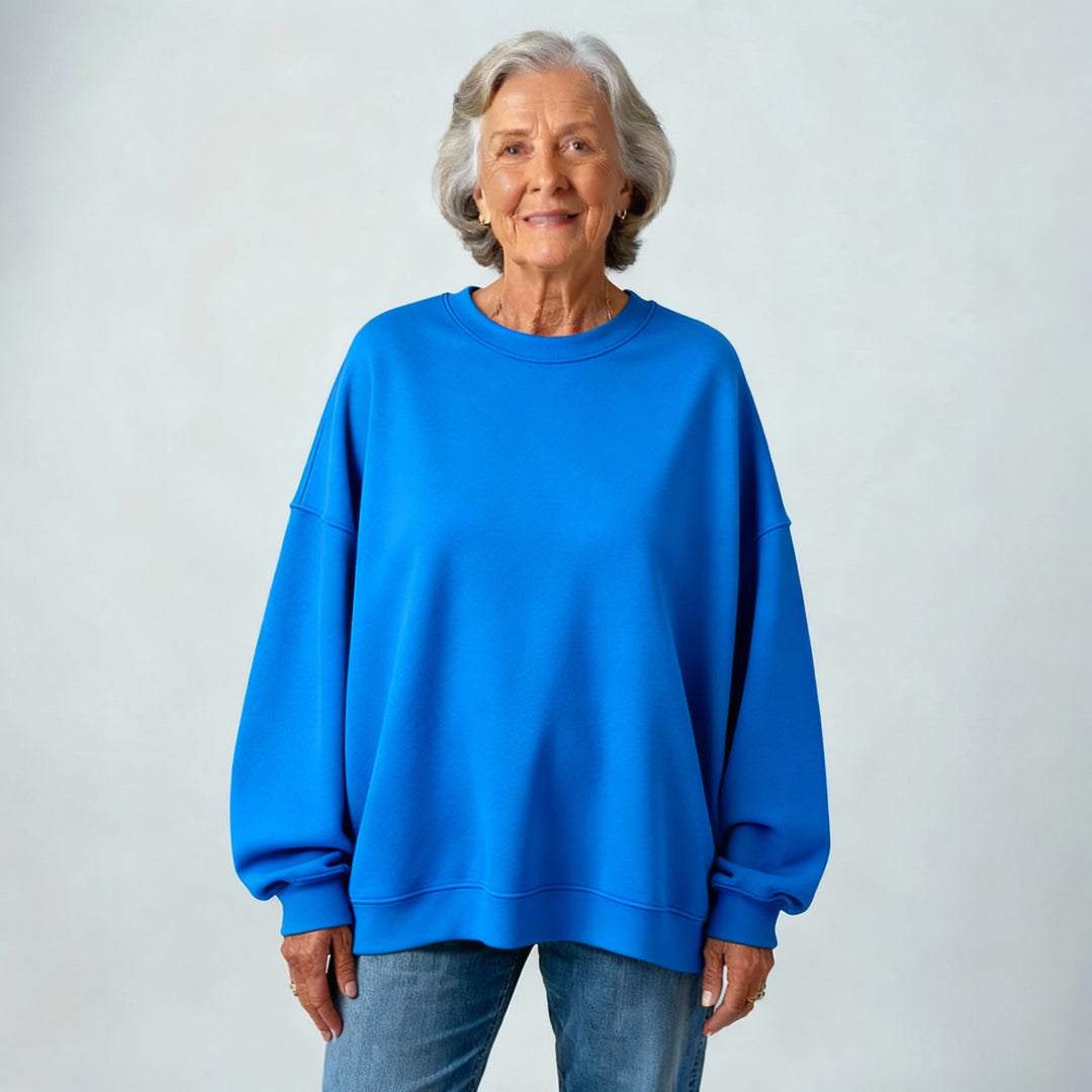 Elizabeth – Lightweight style with a solid color sweater