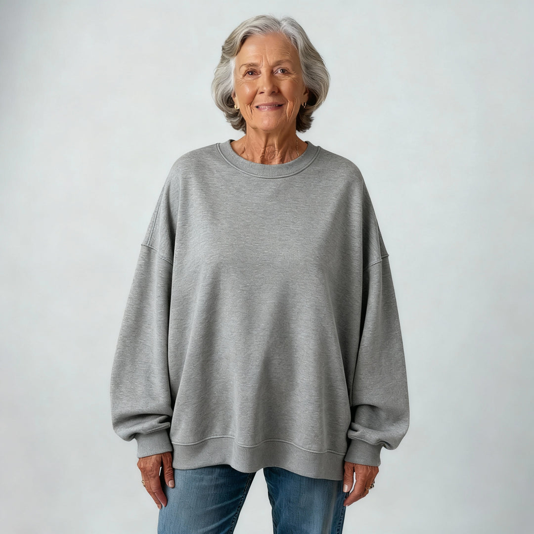 Elizabeth – Lightweight style with a solid color sweater