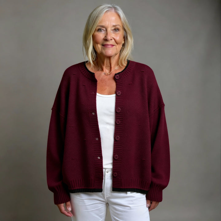 THE ISOLDE | TEXTURED CARDIGAN