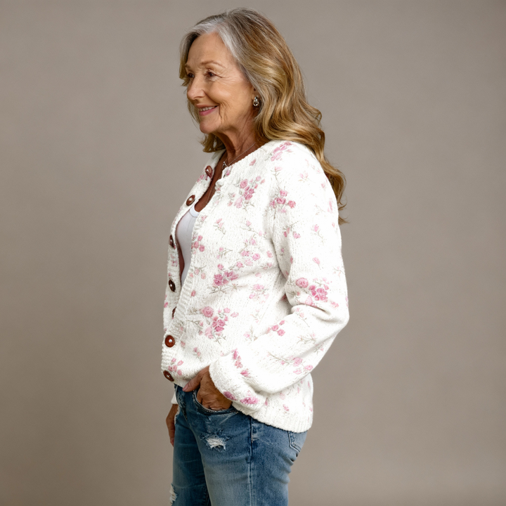 Stella | Pink Rose Cardigan