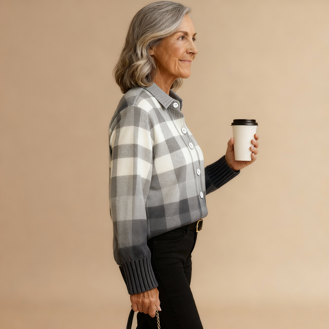 Mara | Checked Blouse