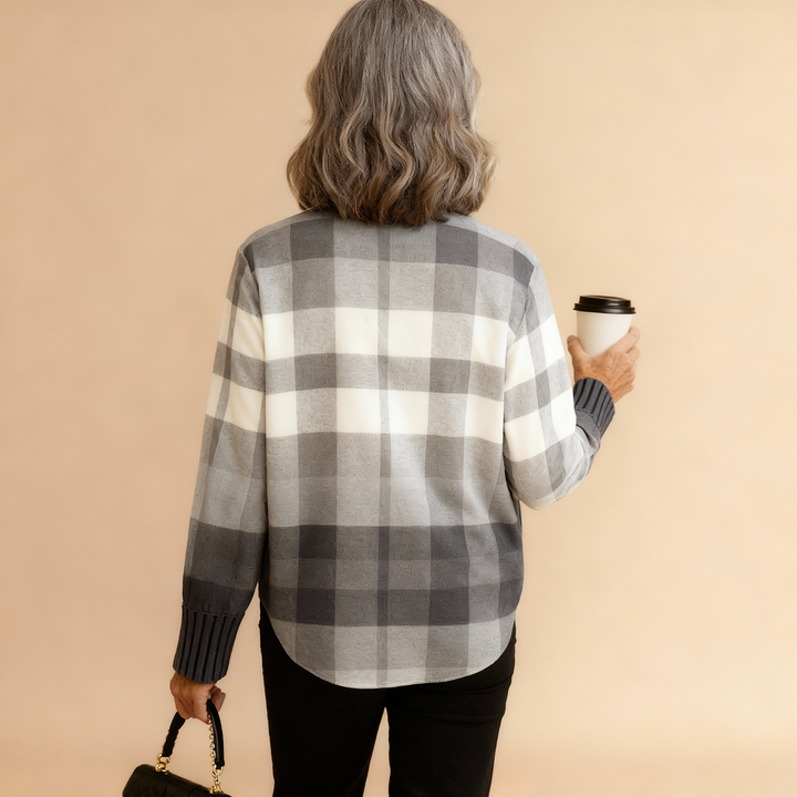 Mara | Checked Blouse