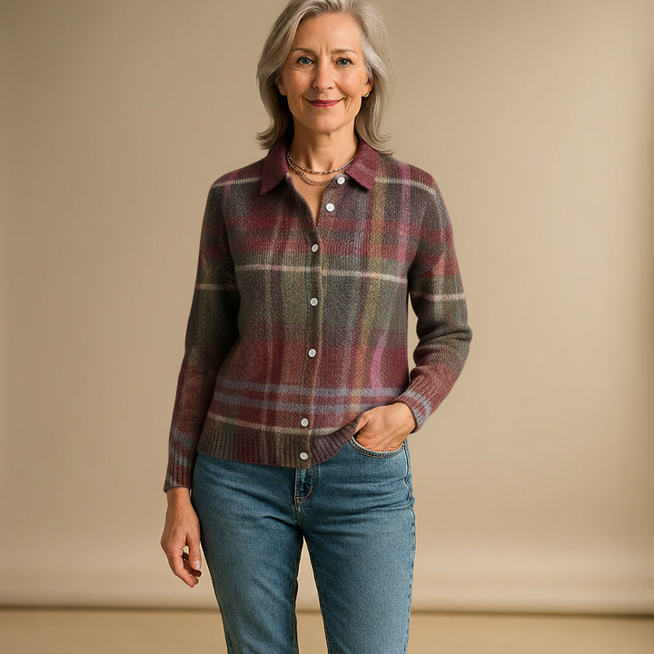 Emily | Checked Blouse