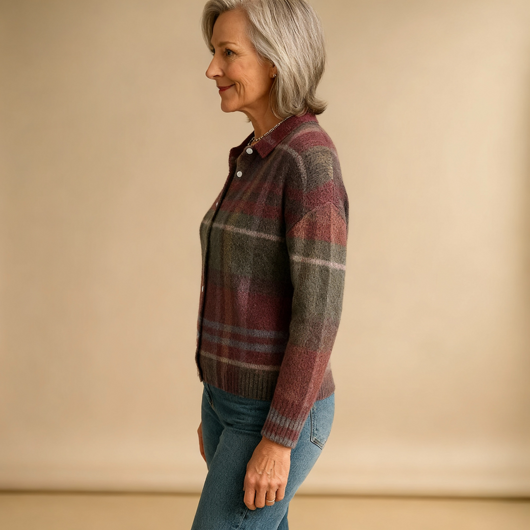 Emily | Checked Blouse