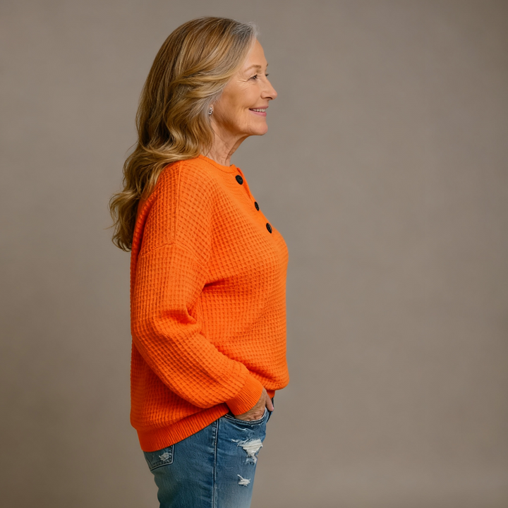 Anne | Casual sweatshirt with collar