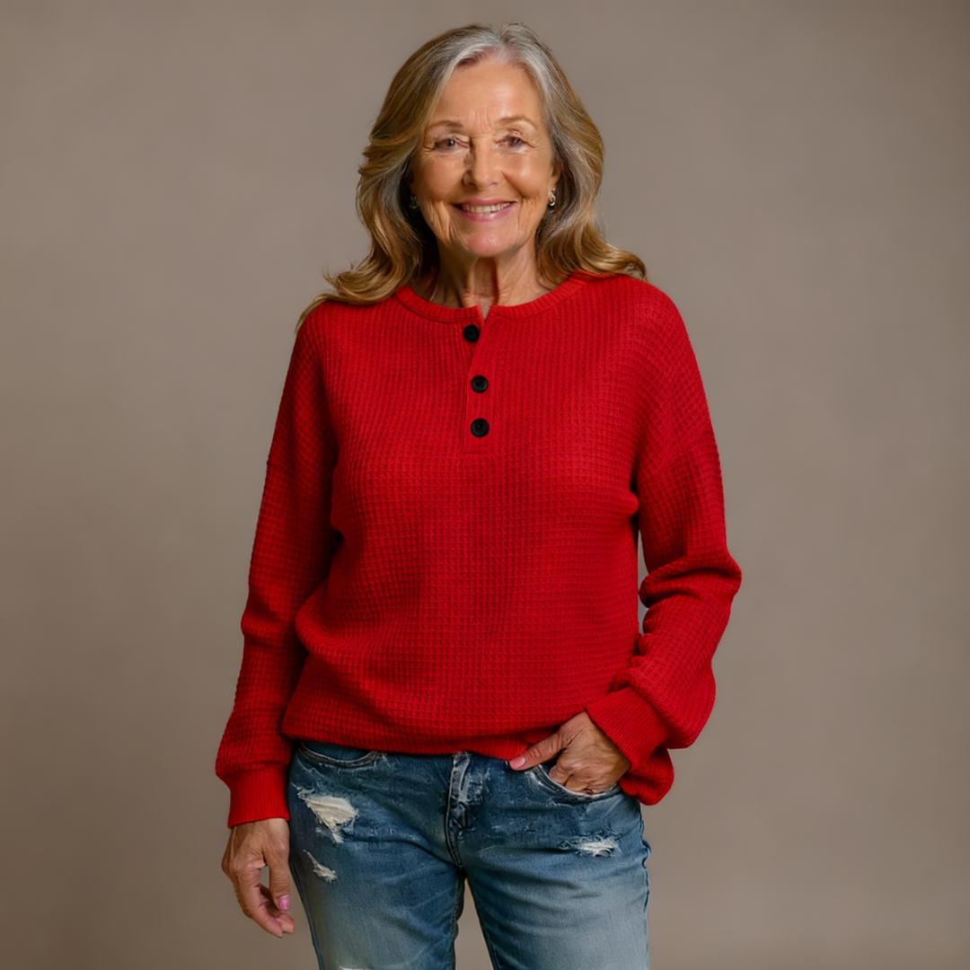 Anne | Casual sweatshirt with collar