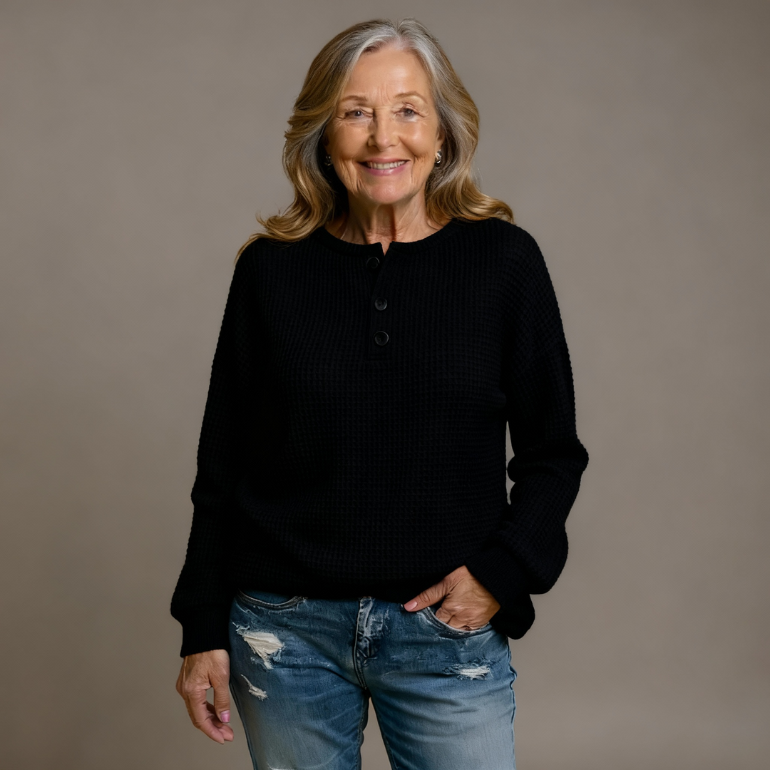 Anne | Casual sweatshirt with collar