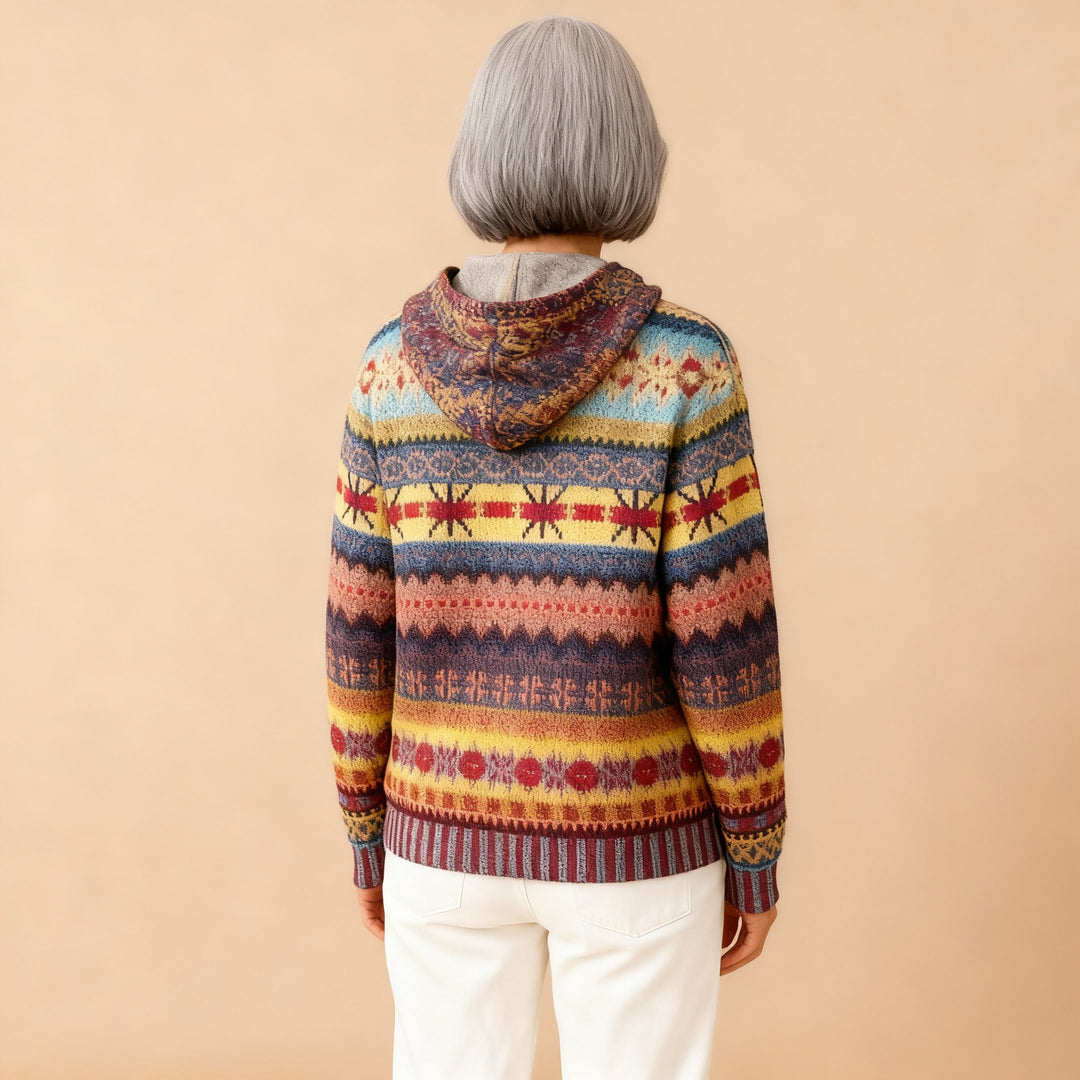 Gaby | Ethnic Retro Hoodie