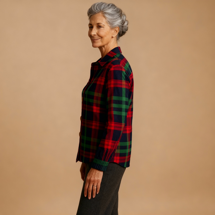 Tess | Checkered Blouse