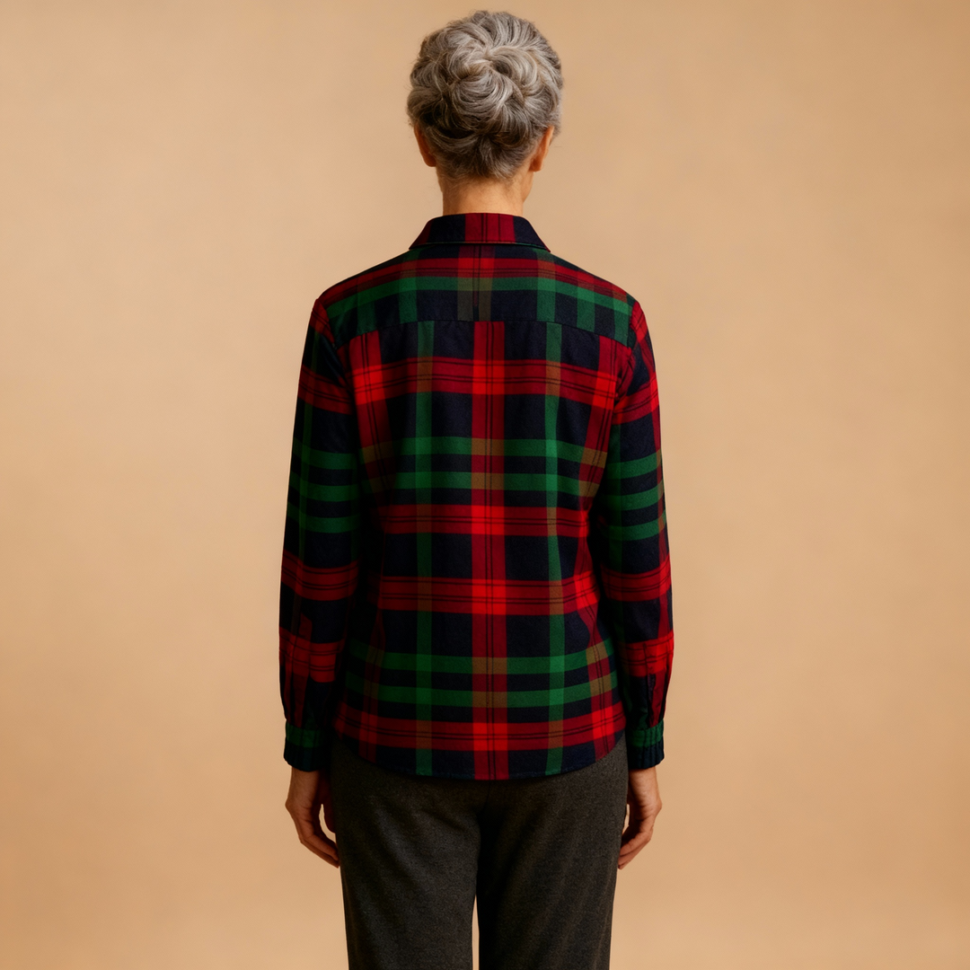 Tess | Checkered Blouse