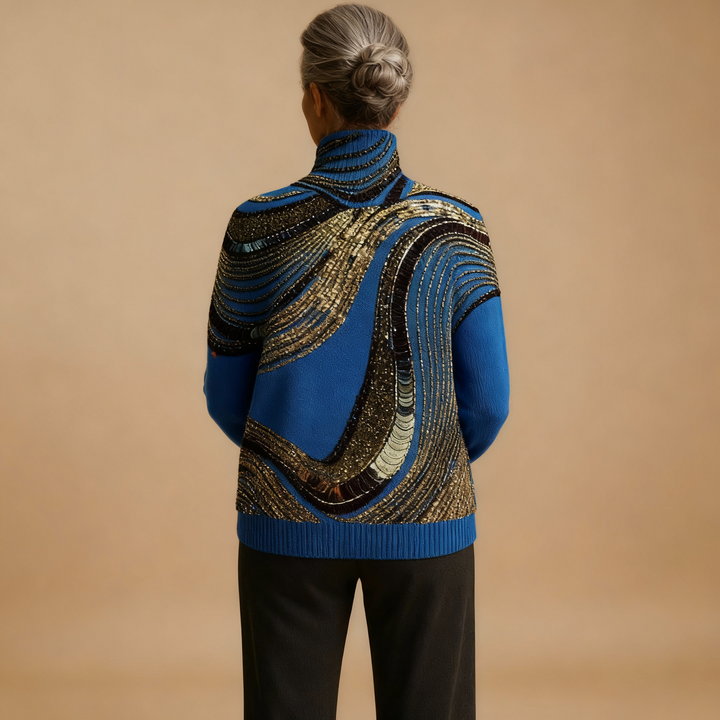 Ivy Christmas Knit Turtleneck Sweater