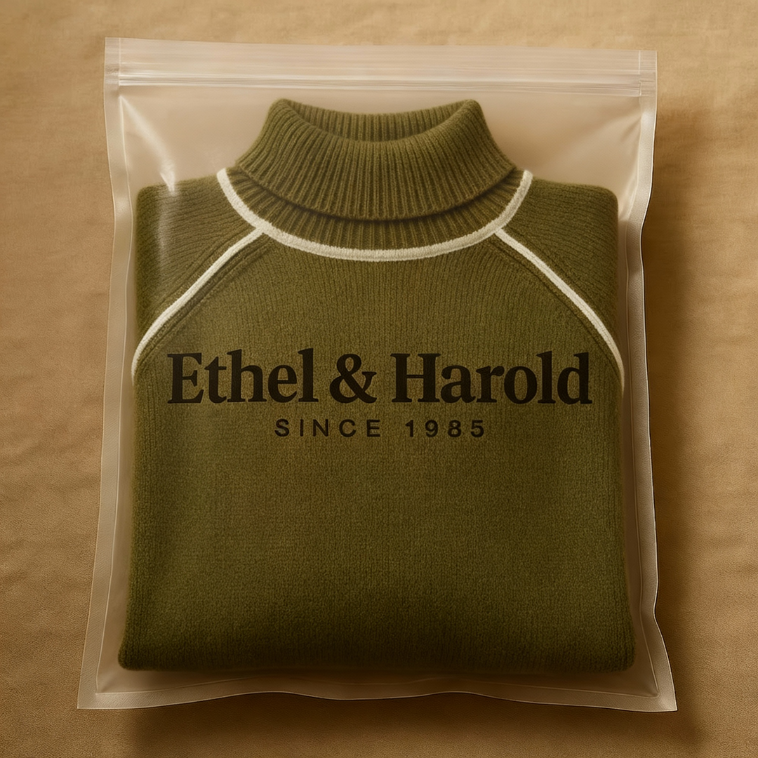 Luxurious Olive Green Knitted Sweater