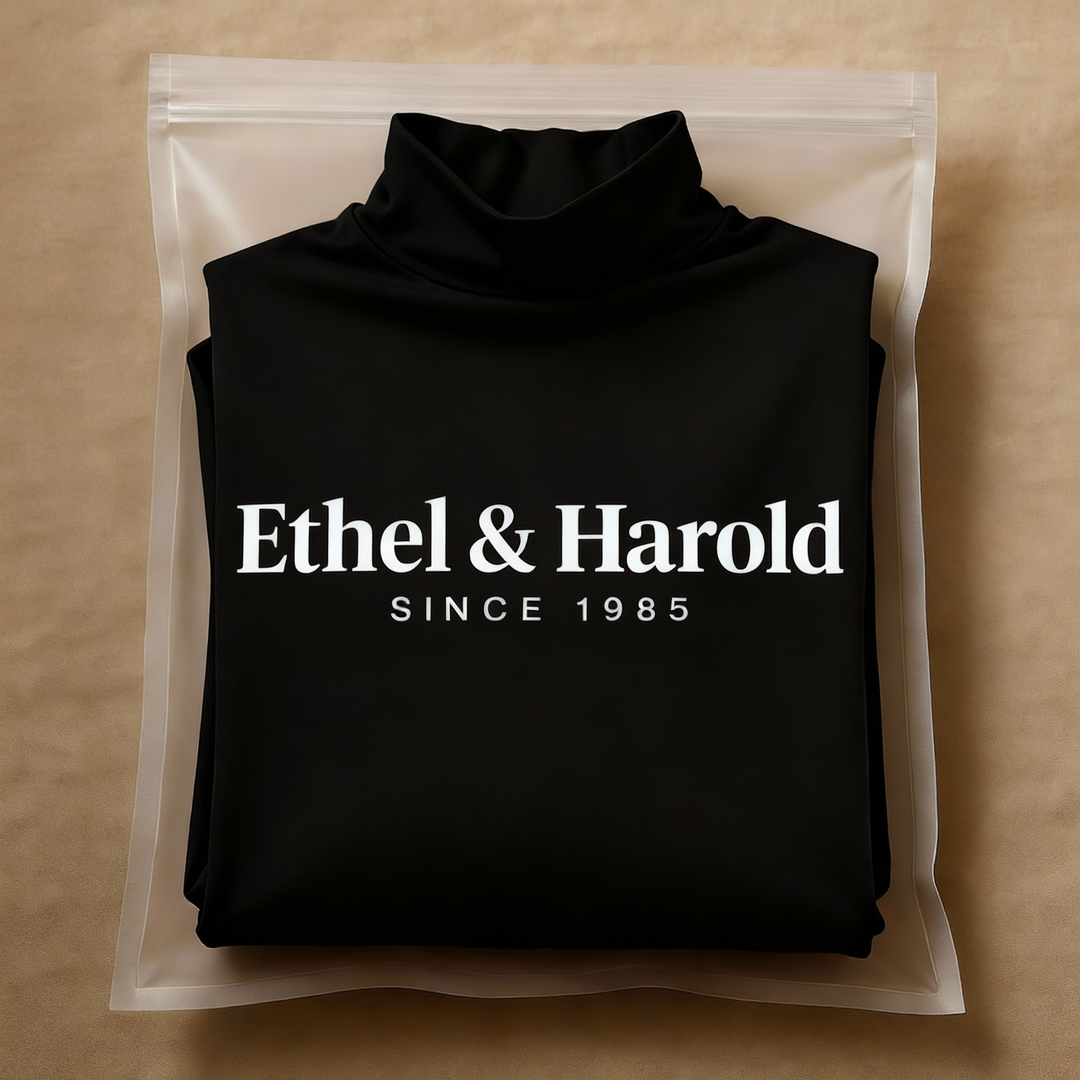 Elly | Casual Top with High Neck