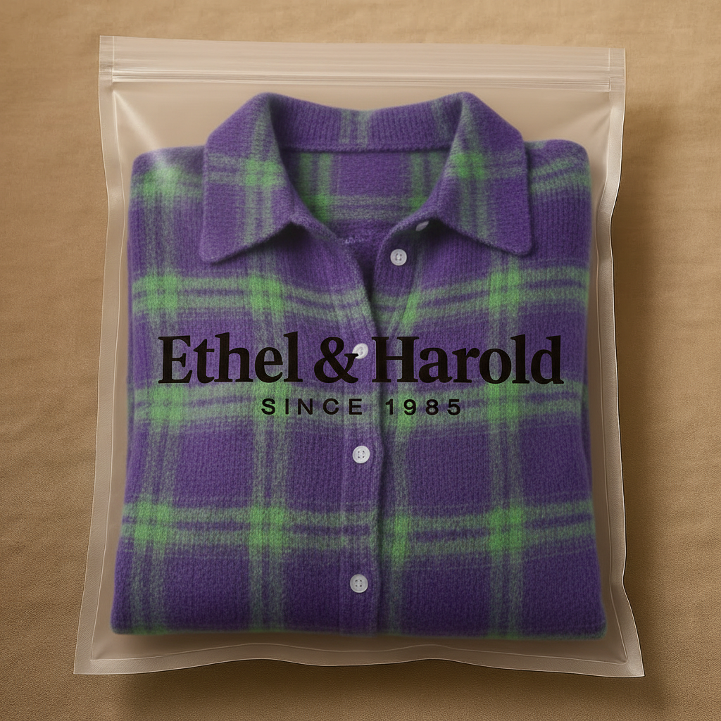 Maria | Soft Blouse with Check Pattern