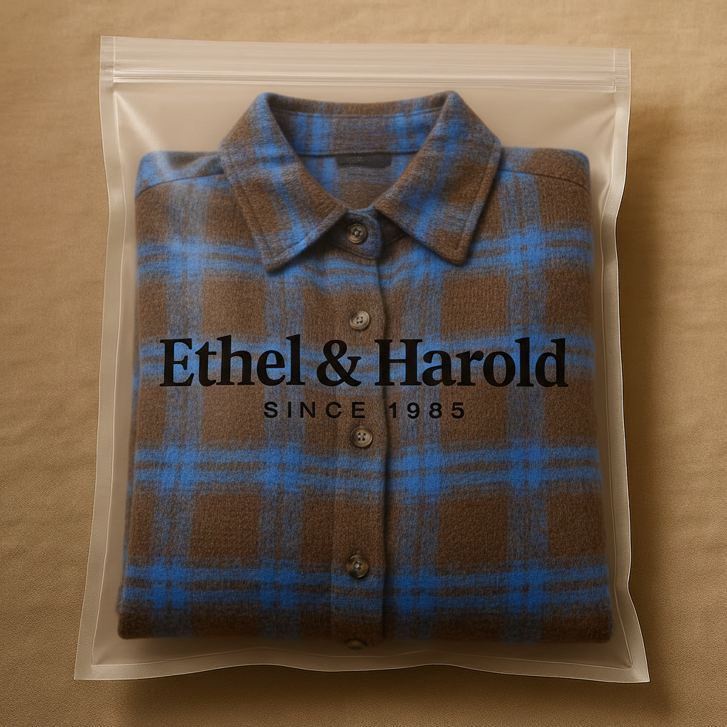 Liz | Soft Blouse with Check Pattern