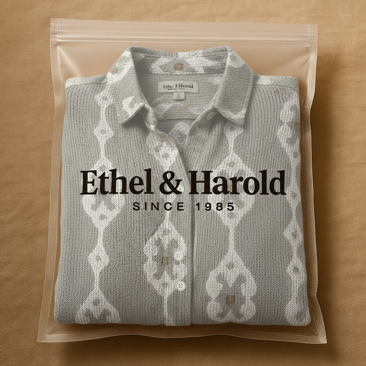 Renee | Elegant Knit Blouse with Diamond Pattern