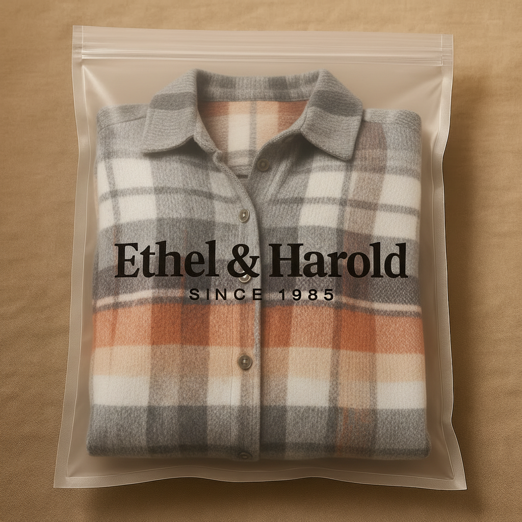 Elena | Checked Blouse in Soft Tones