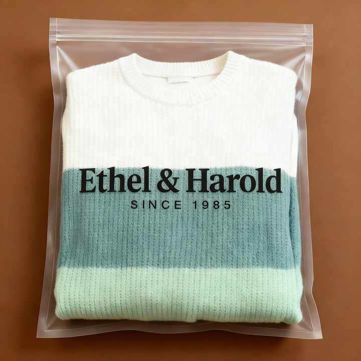 Elegant Three-Color Patchwork Sweater