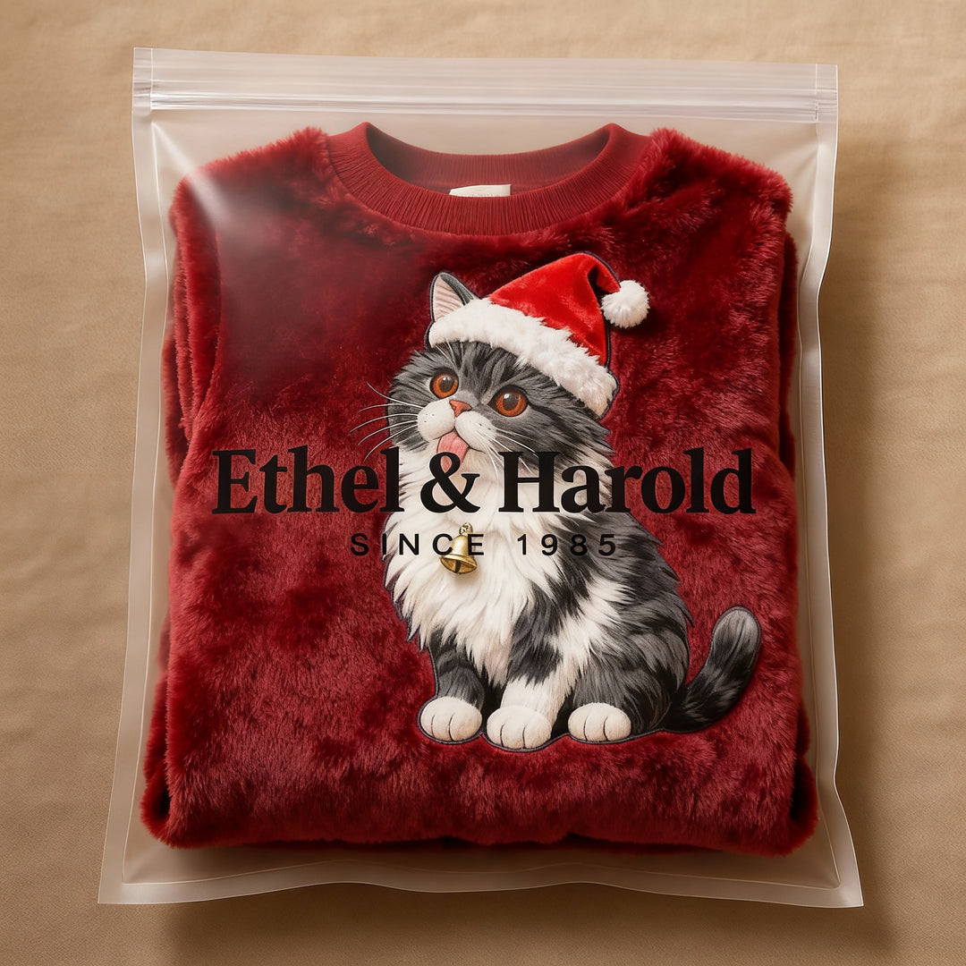 Christmas Flannel Hoodie for Women