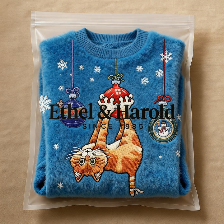 Dame Jule Kat Flannel Hoodie