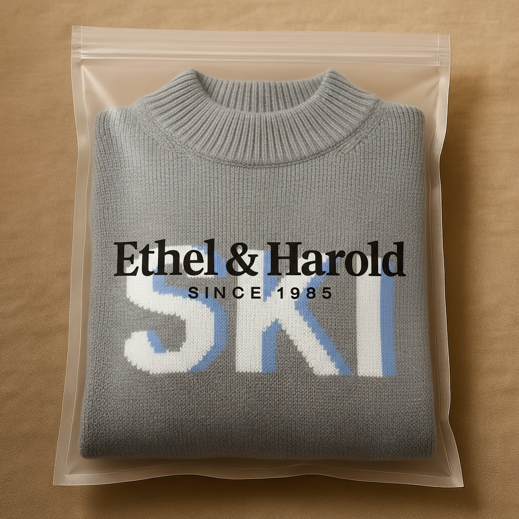 Retro Cashmere Turtleneck Ski Sweater