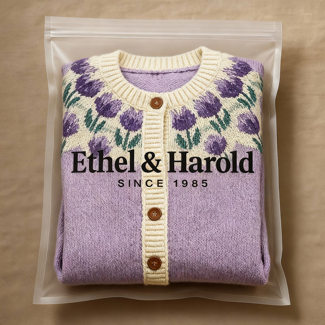Ethel & Harold - Classic Icelandic Wool Vintage Cardigan