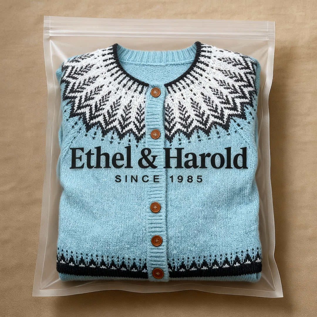 Ethel & Harold - Retro Icelandic Wool Cardigan