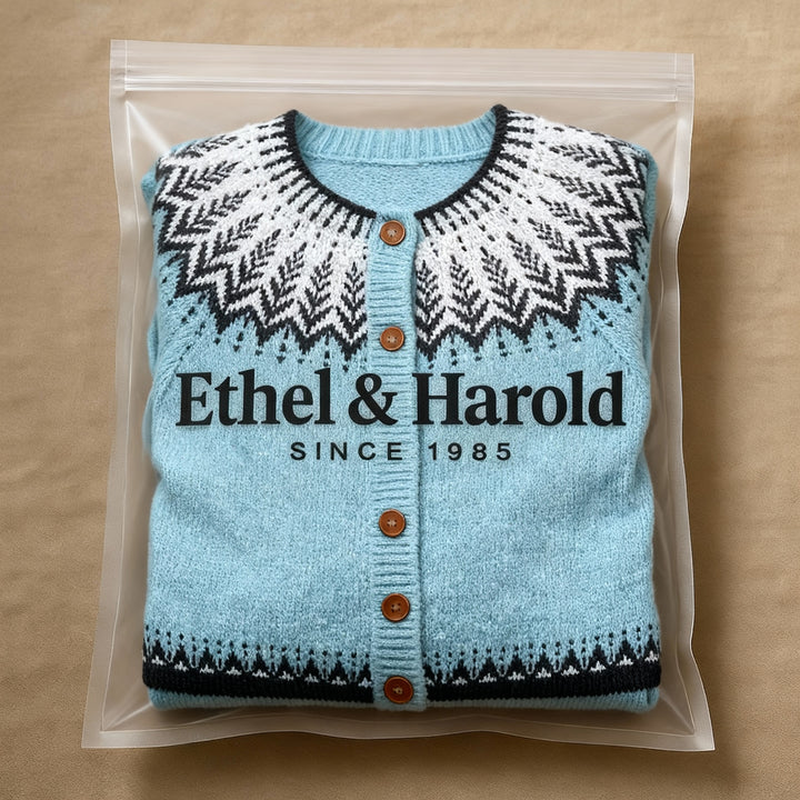 Ethel & Harold - Retro Icelandic Wool Cardigan