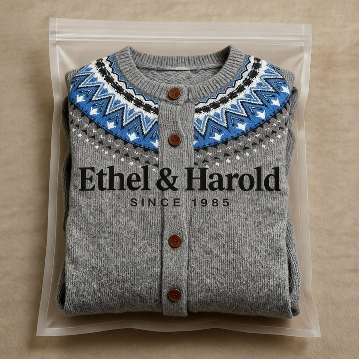Ethel & Harold  - Retro Icelandic Wool Cardigan