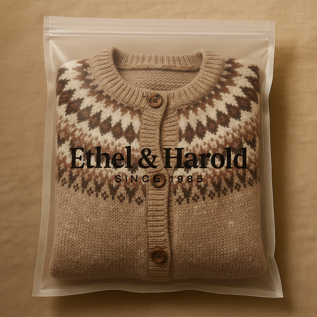 Ethel & Harold - Retro Icelandic Wool Cardigan