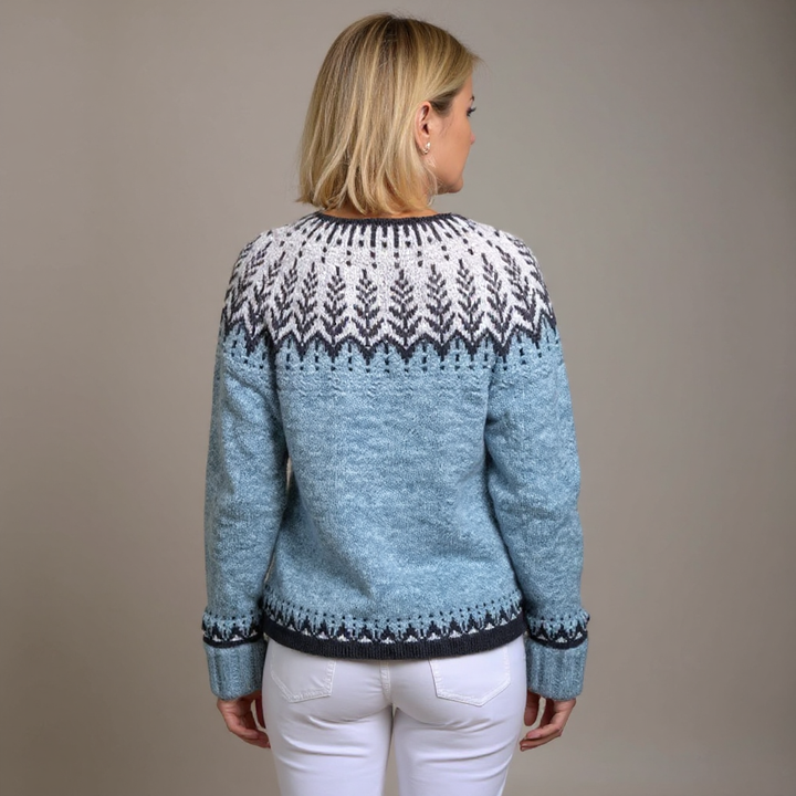Ethel & Harold - Retro Icelandic Wool Cardigan
