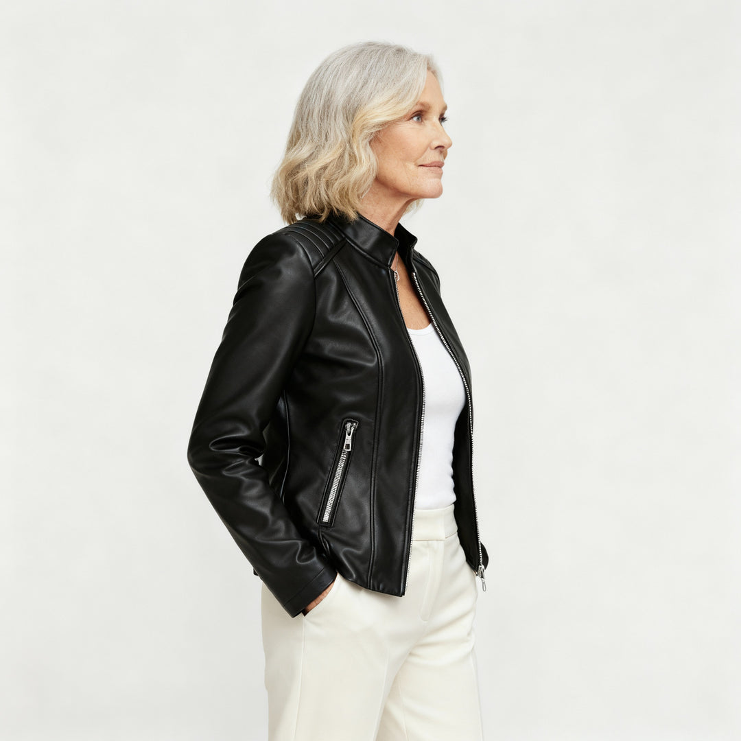 Giorgina™ - Stylish Leather Jacket for Women